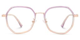 Frazier Geometric Two-Tone Glasses0