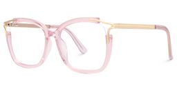 Sidibe Square Pink Glasses1