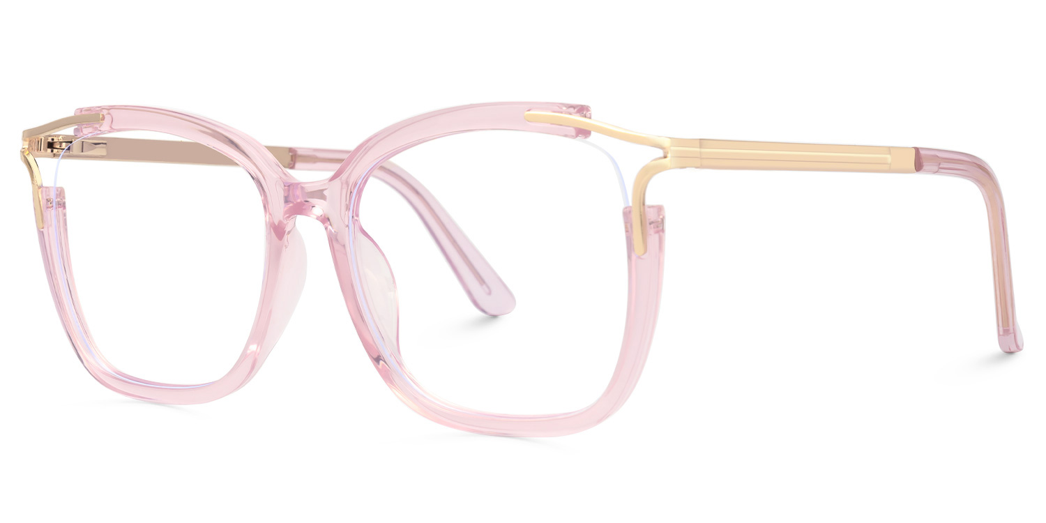 Sidibe Square Pink Glasses1