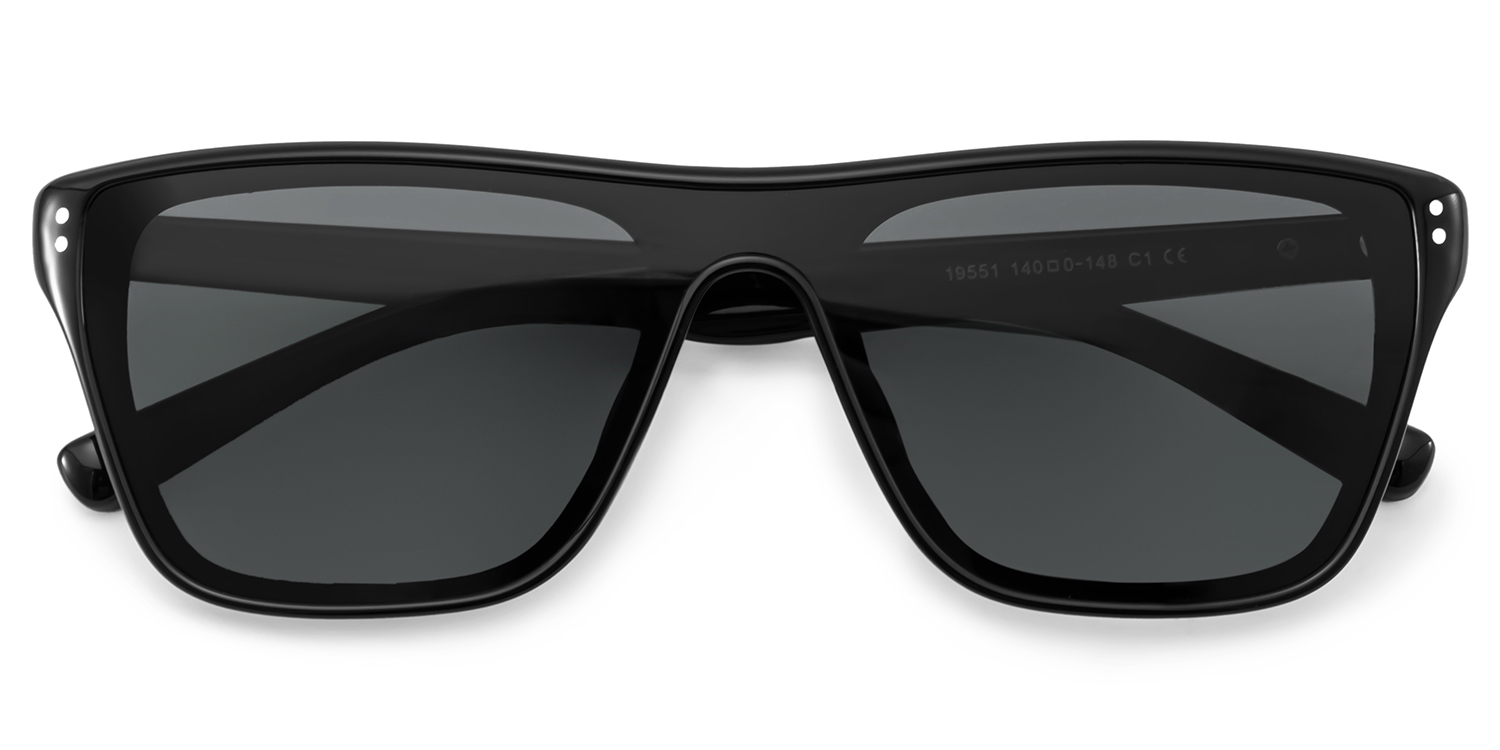 Paloma Black Aviator Polarized Sunglasses Online | ZEELOOL Canada1