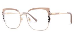 Jesmin Square Khaki Tortoise Glasses3