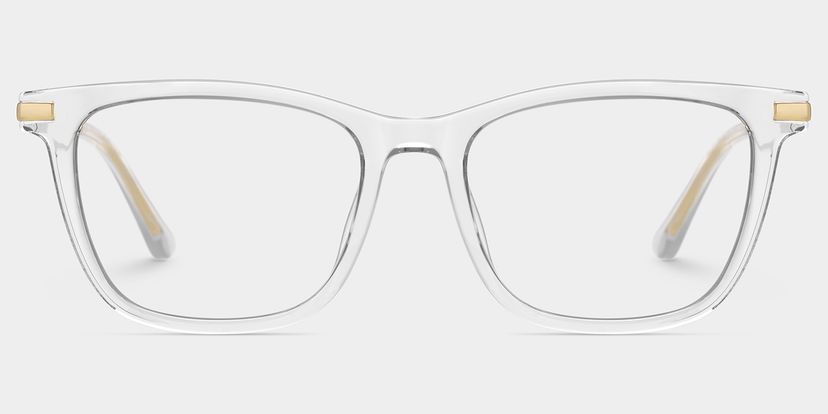 Selena Rectangle Clear Glasses