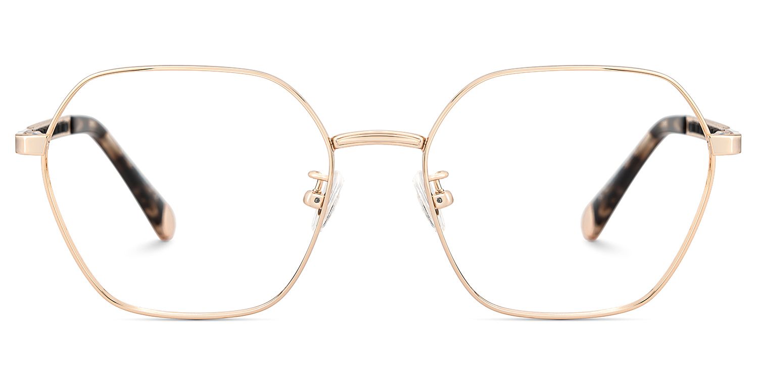 Hexagon Glasses On Round Face0