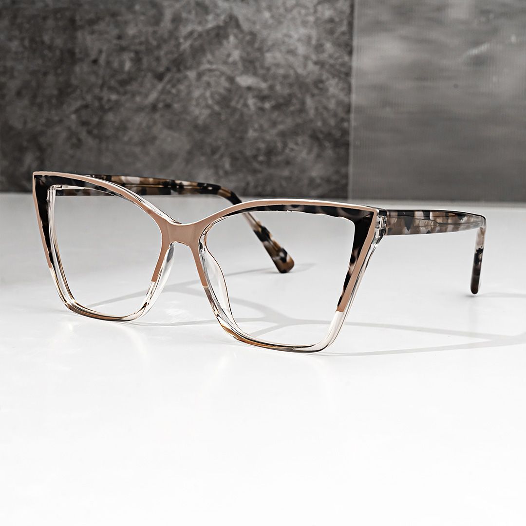 Cateye Adalis Beige Glasses deals -Zeelool Glasses4