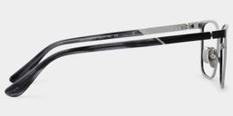 Aubrey Rectangle Black Glasses4