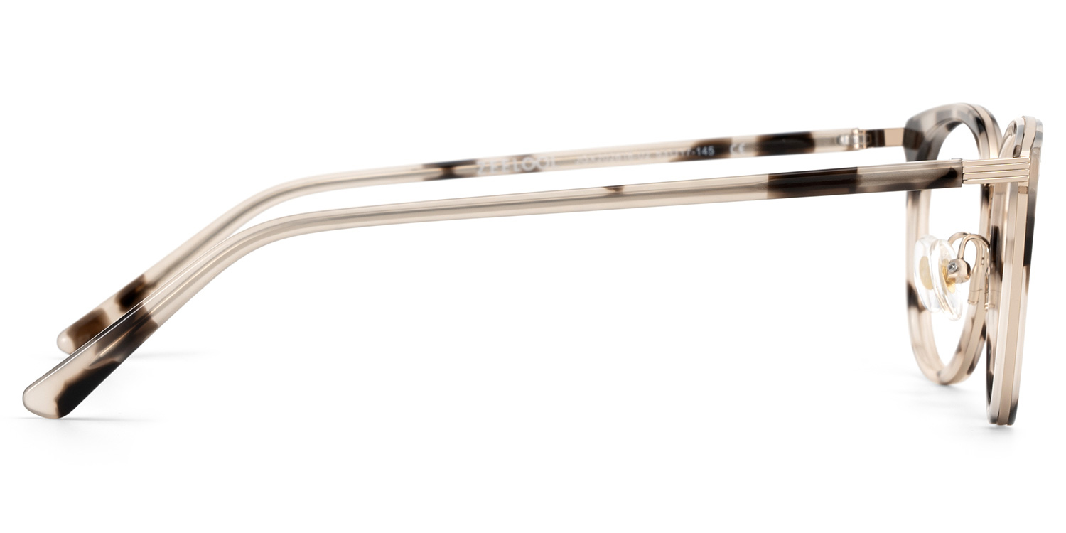 Caden Eyeglasses in Round Tortoise Frame | ZEELOOL Canada5