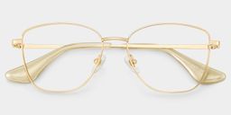 Skyler Square Gold Glasses1