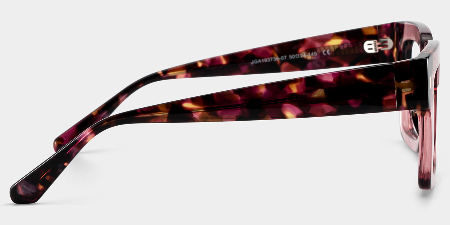 Sarah Square Purple Glasses3