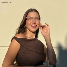 Reese Square Clear Glasses7