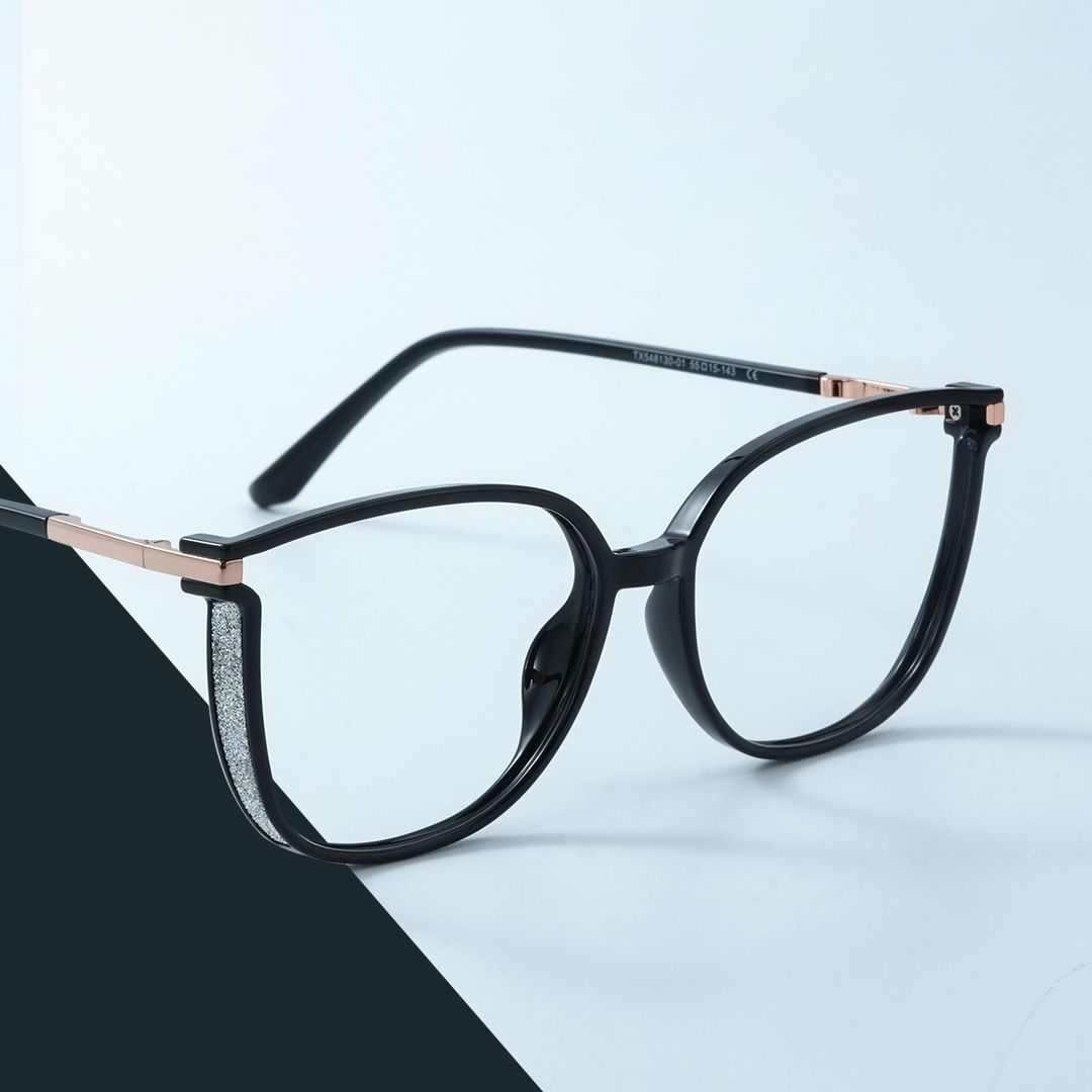 Rodz Square Black Frame Glasses with Prescription Lens0