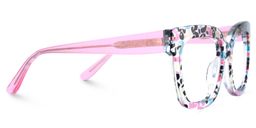 Yaniska Pink Leopard Square Glasses4