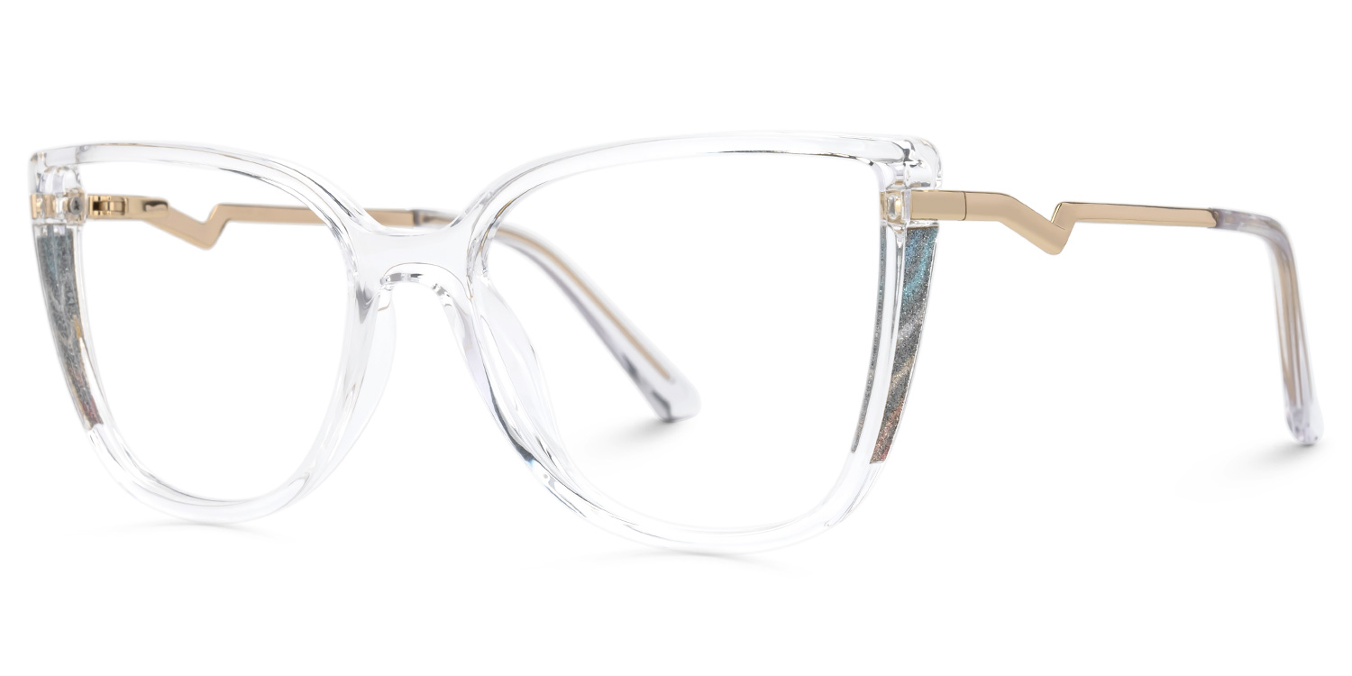 Celisa Cateye Clear Glasses1