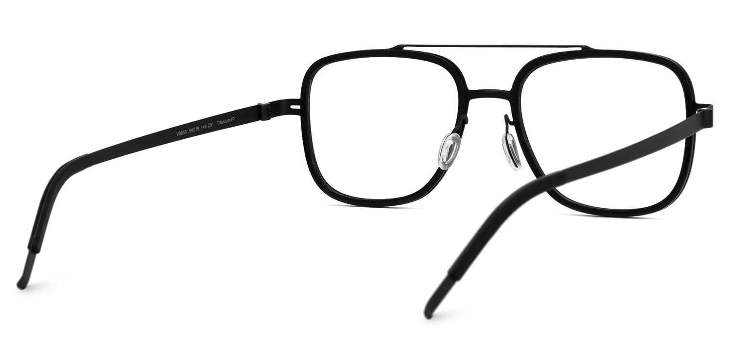 Aviator Sharonica Black Color Frame Glasses | ZEELOOL Canada3