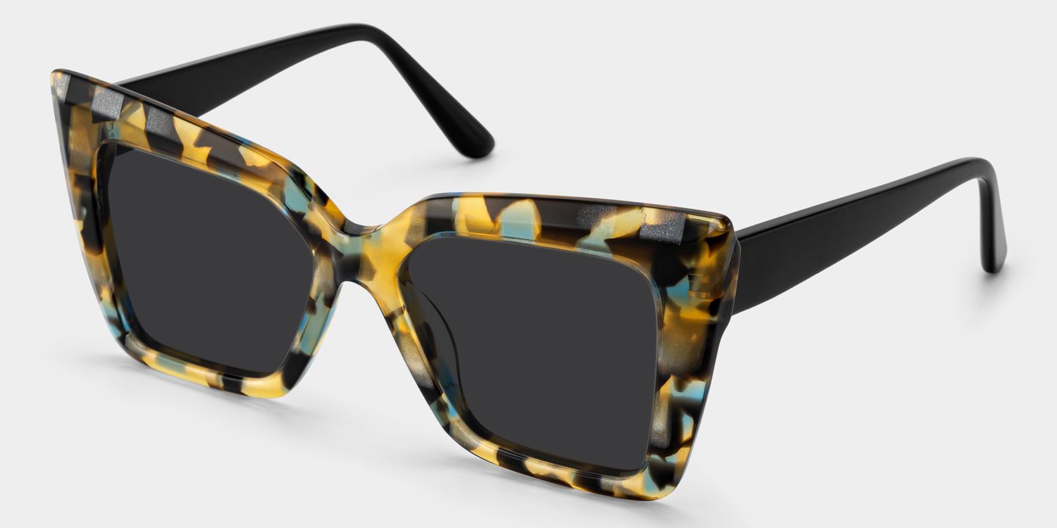 Thiline Tortoise Square Sunglasses to Frame Your Face | ZEELOOL CA2