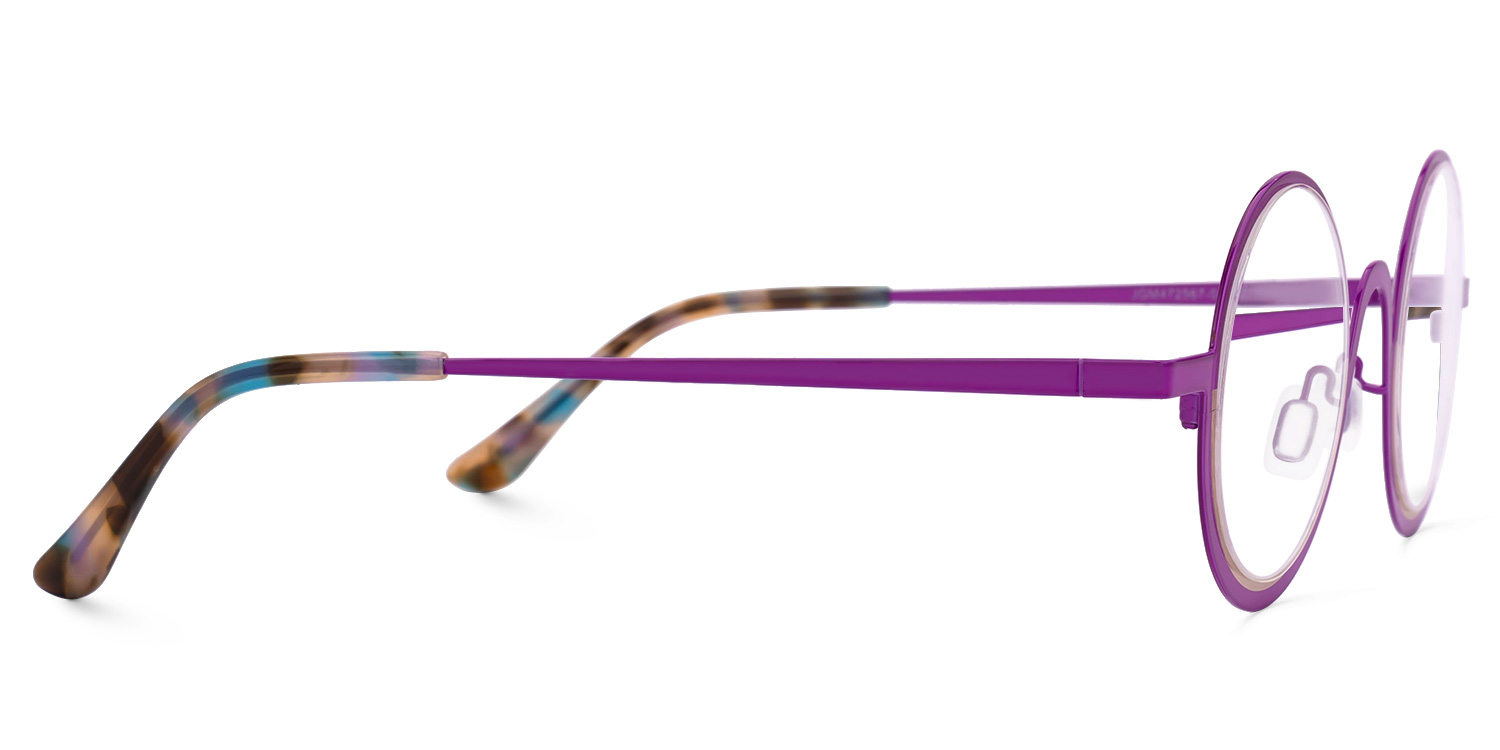 Banfield Round Purple Glasses2