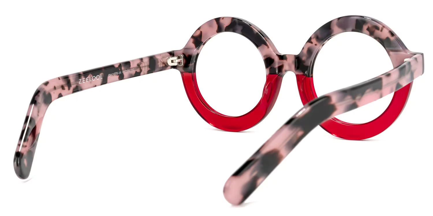 Calhoun Round Two-Tone Frame Glasses | ZEELOOL Canada3