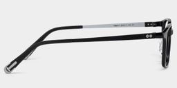 Finne Rectangle Black Glasses3