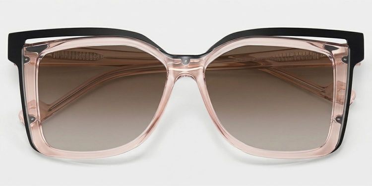 Twolla Square Beige Glasses