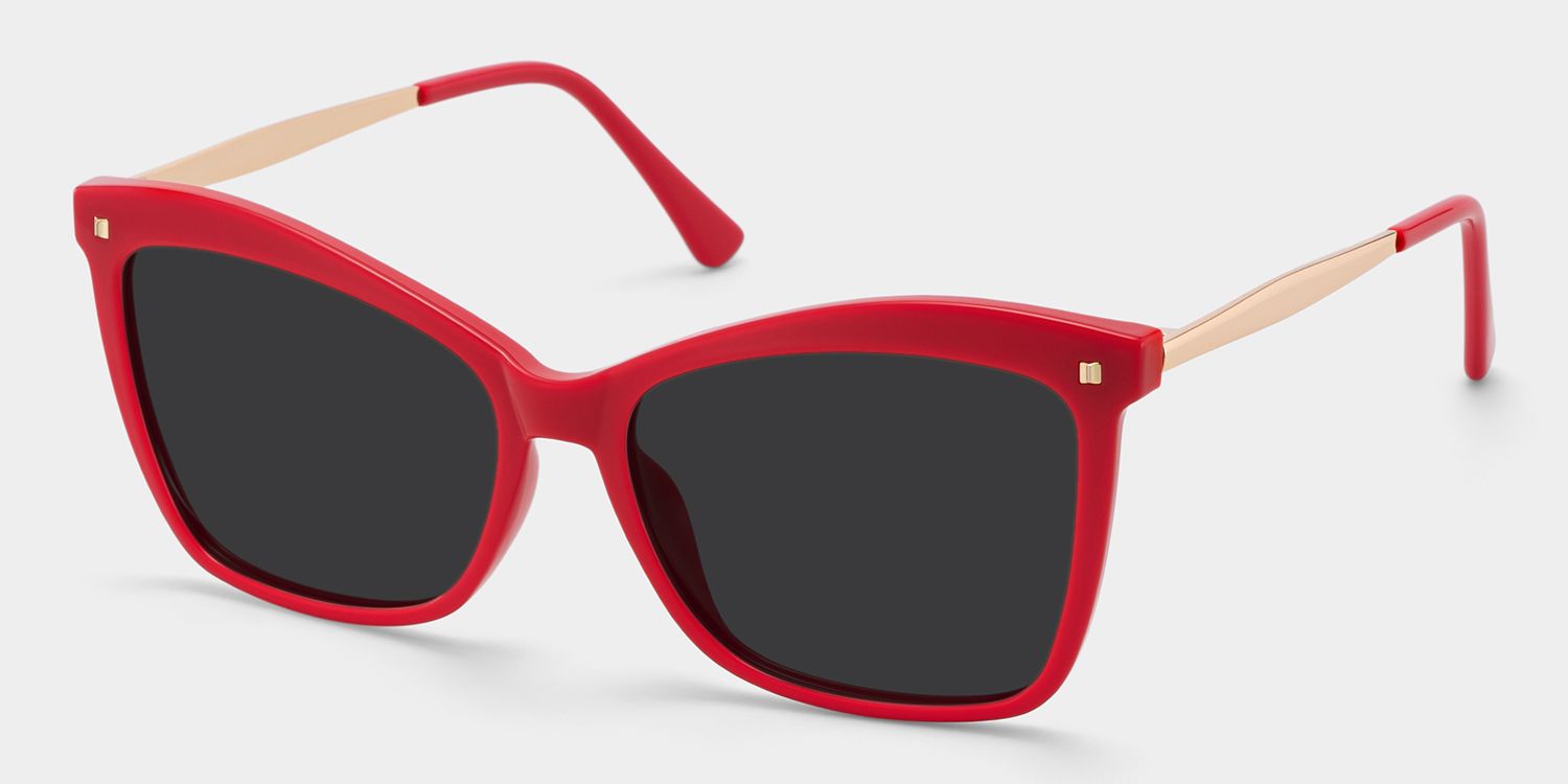 Isaebella Butterfly Red Sunglasses | Zeelool Glasses2