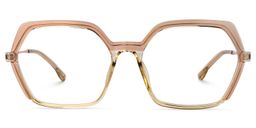 Waldron Geometric Beige Glasses0