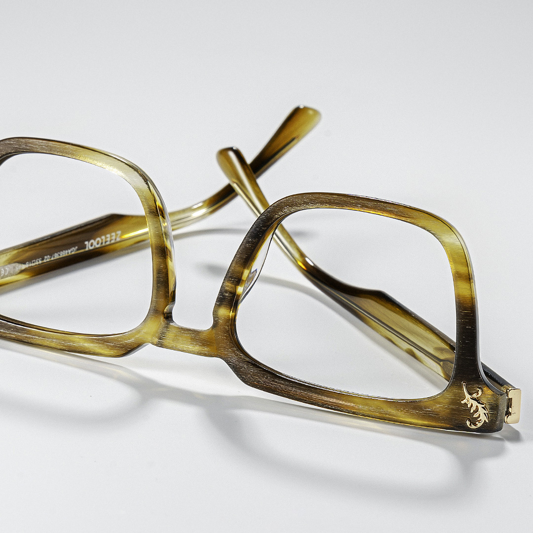 Men's Rectangular Eyeglasses Frames With Brown Color | ZEELOOL Canada0