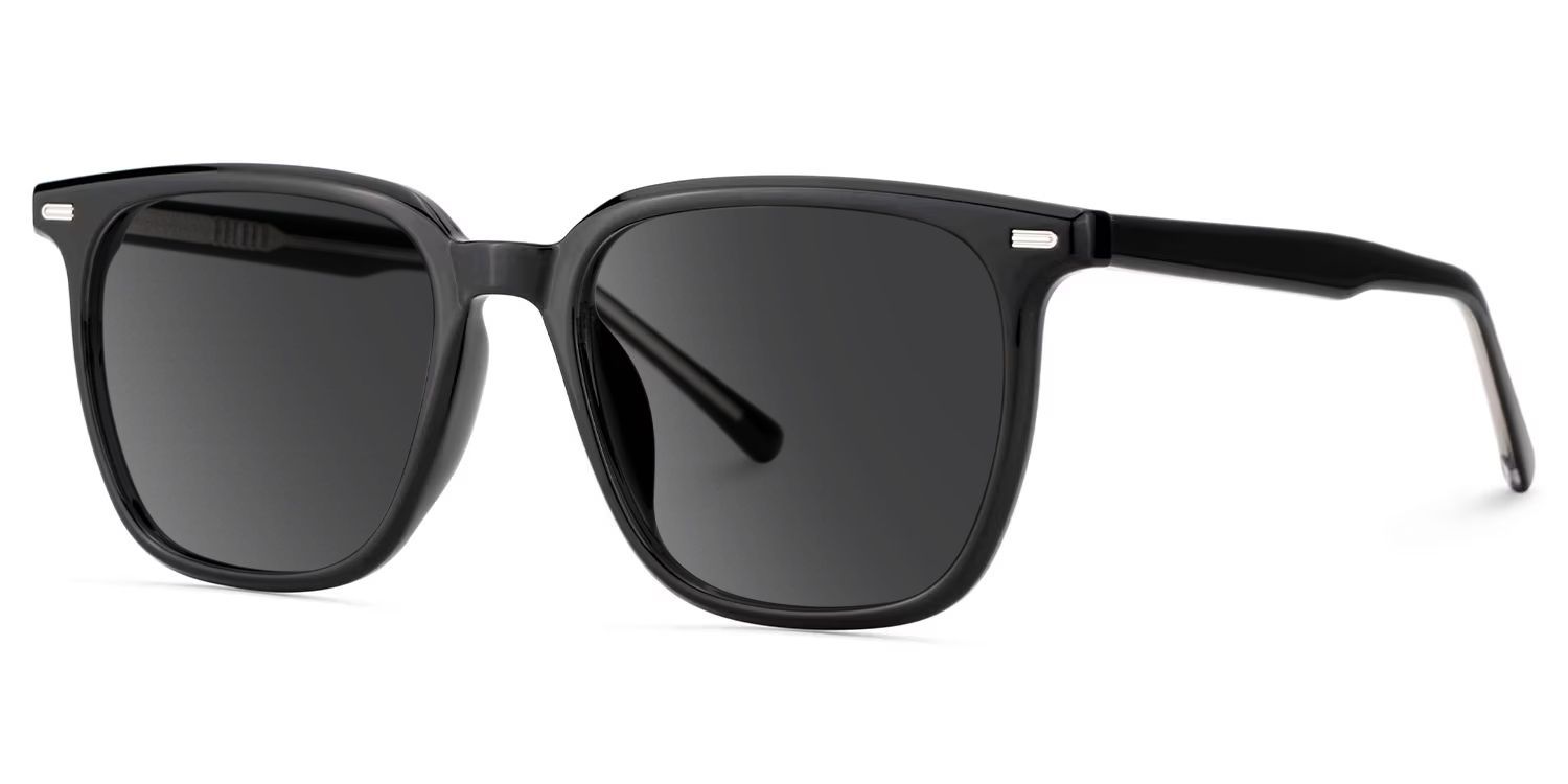 Eliza Black Square Sunglasses to Frame Your Face | ZEELOOL CA2
