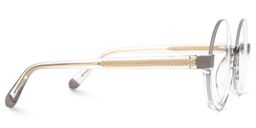 Cheril Round Clear Glasses2