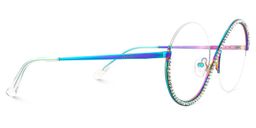 Jaila Round Iridescent Glasses4