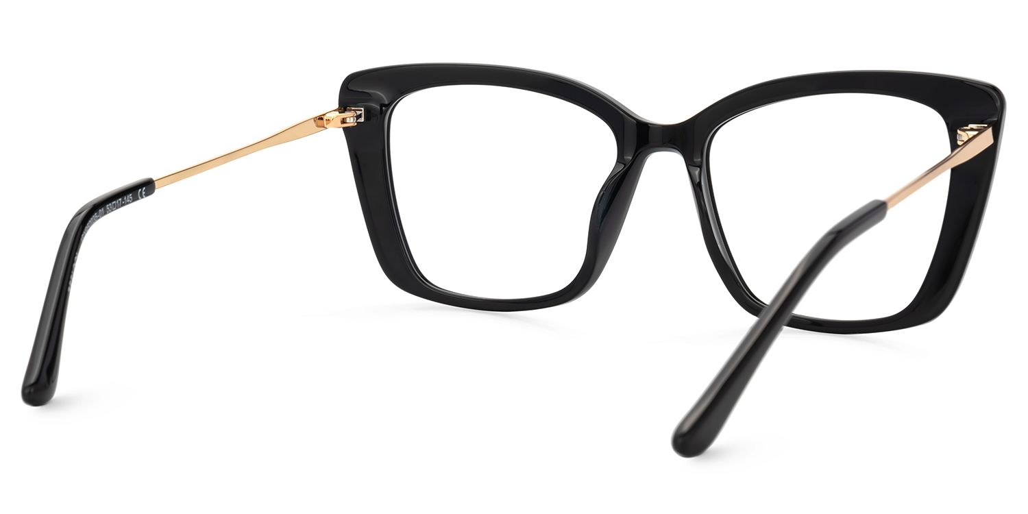 Sheyla Black Cat Eye Frames For Women | ZEELOOL Canada4