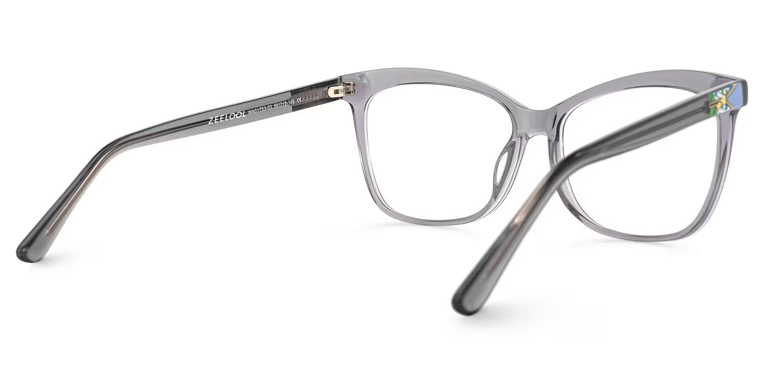 Alfred Butterfly Gray Frame Glasses | ZEELOOL Canada3