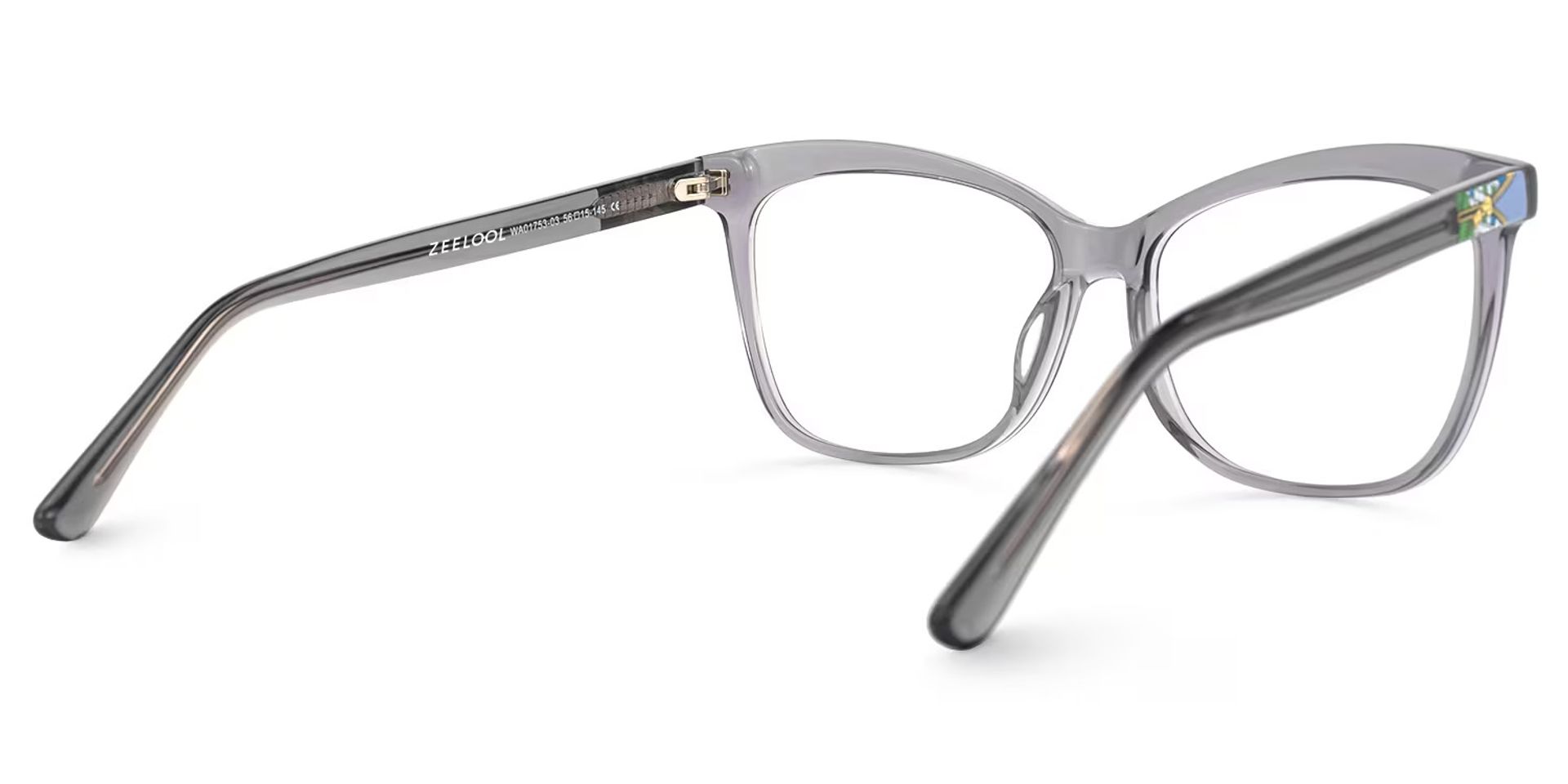 Alfred Butterfly Gray Frame Glasses | ZEELOOL Canada3