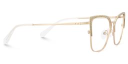 Javier Gold Rectangle Glasses4