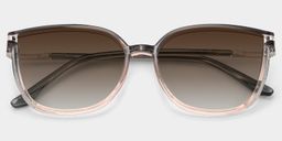 Rodz Square Gray-Pink Glasses1