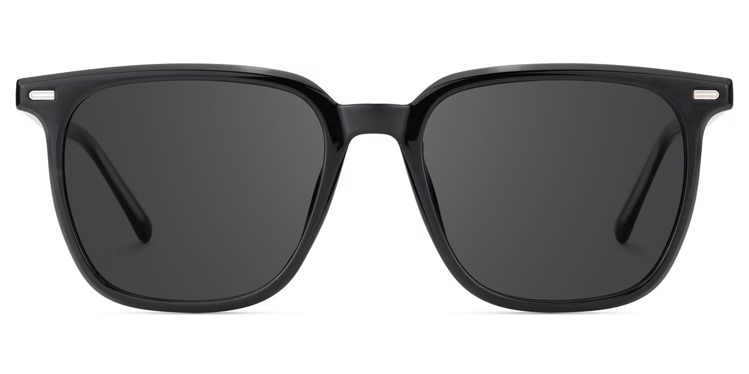Eliza Black Square Sunglasses to Frame Your Face | ZEELOOL CA