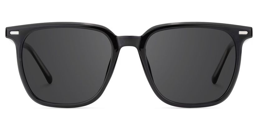 Eliza Black Square Sunglasses
