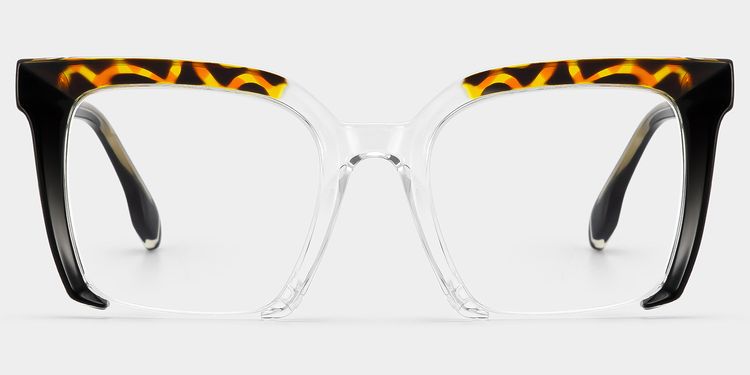 Misty Square Black Glasses