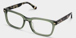 Patrick Rectangle Green Glasses3