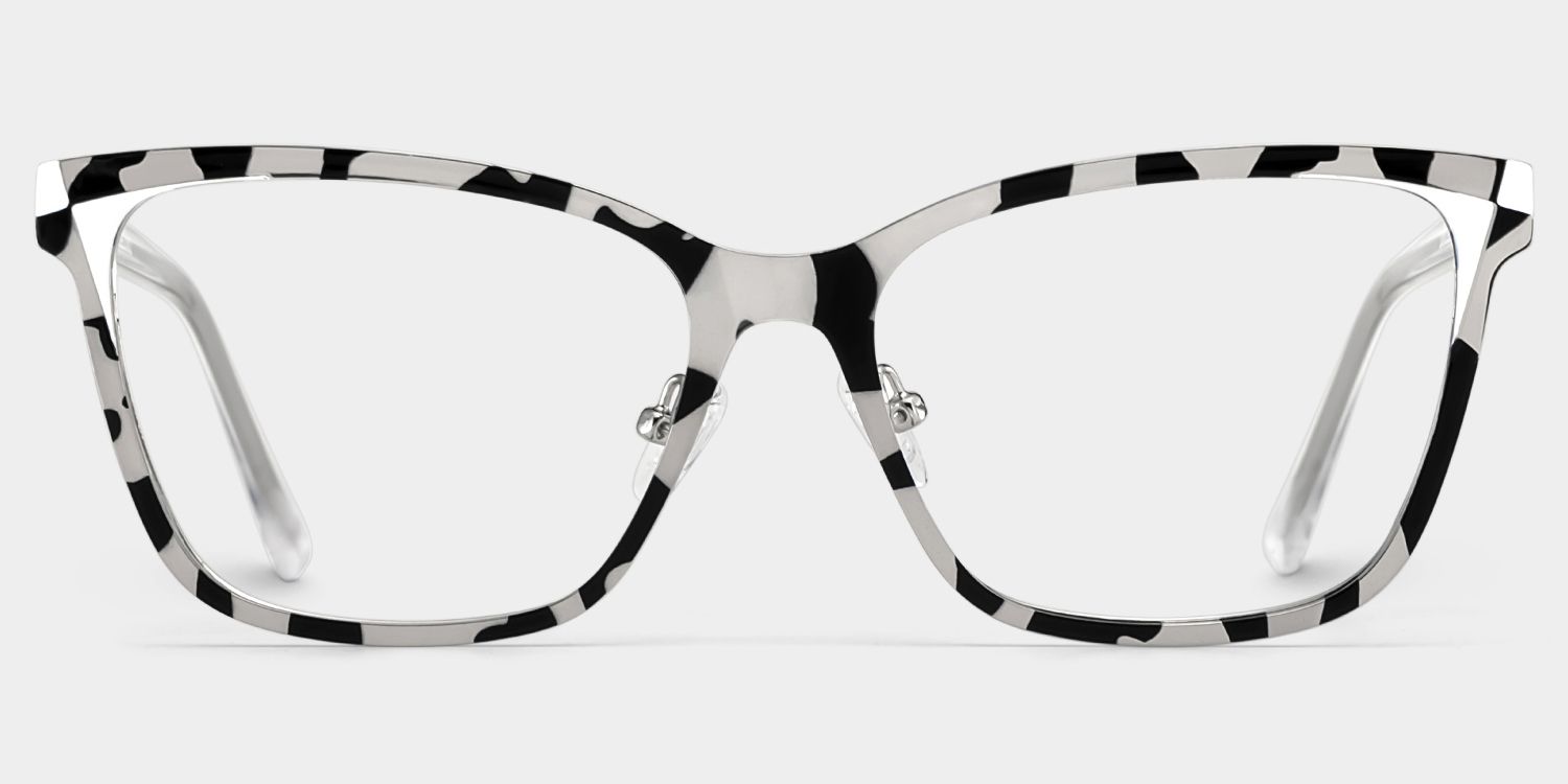 Elise Tortoise Frame Glasses with Rectangle Frame Online | ZEELOOL Canada1