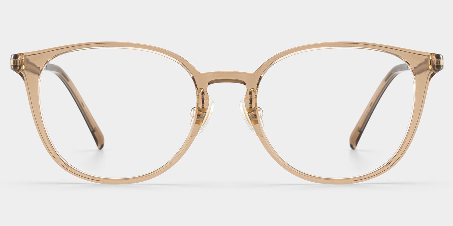 Amanda Ultra Lightweight Eyeglasses in Beige Frames | ZEELOOL CANADA1