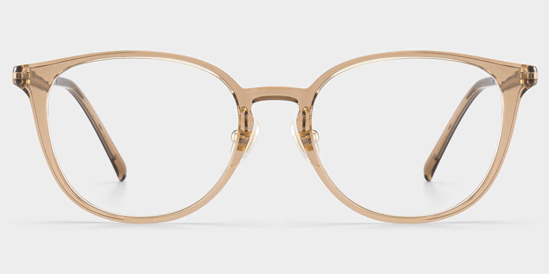 Amanda Ultra Lightweight Eyeglasses in Beige Frames | ZEELOOL CANADA1