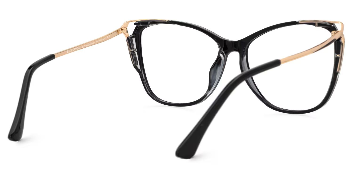 Alana TR90 Butterfly Black Frame Glasses | ZEELOOL Canada3