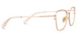 Ronan Rectangle Rose Gold Glasses3