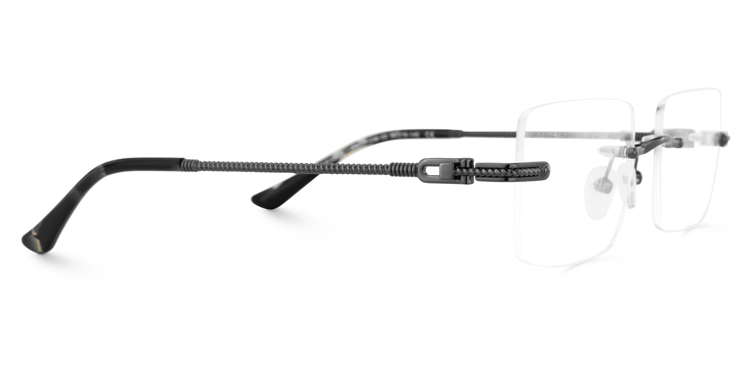 Peavy Rectangle Gray Glasses4