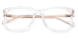 Zeyna Square Clear Glasses1