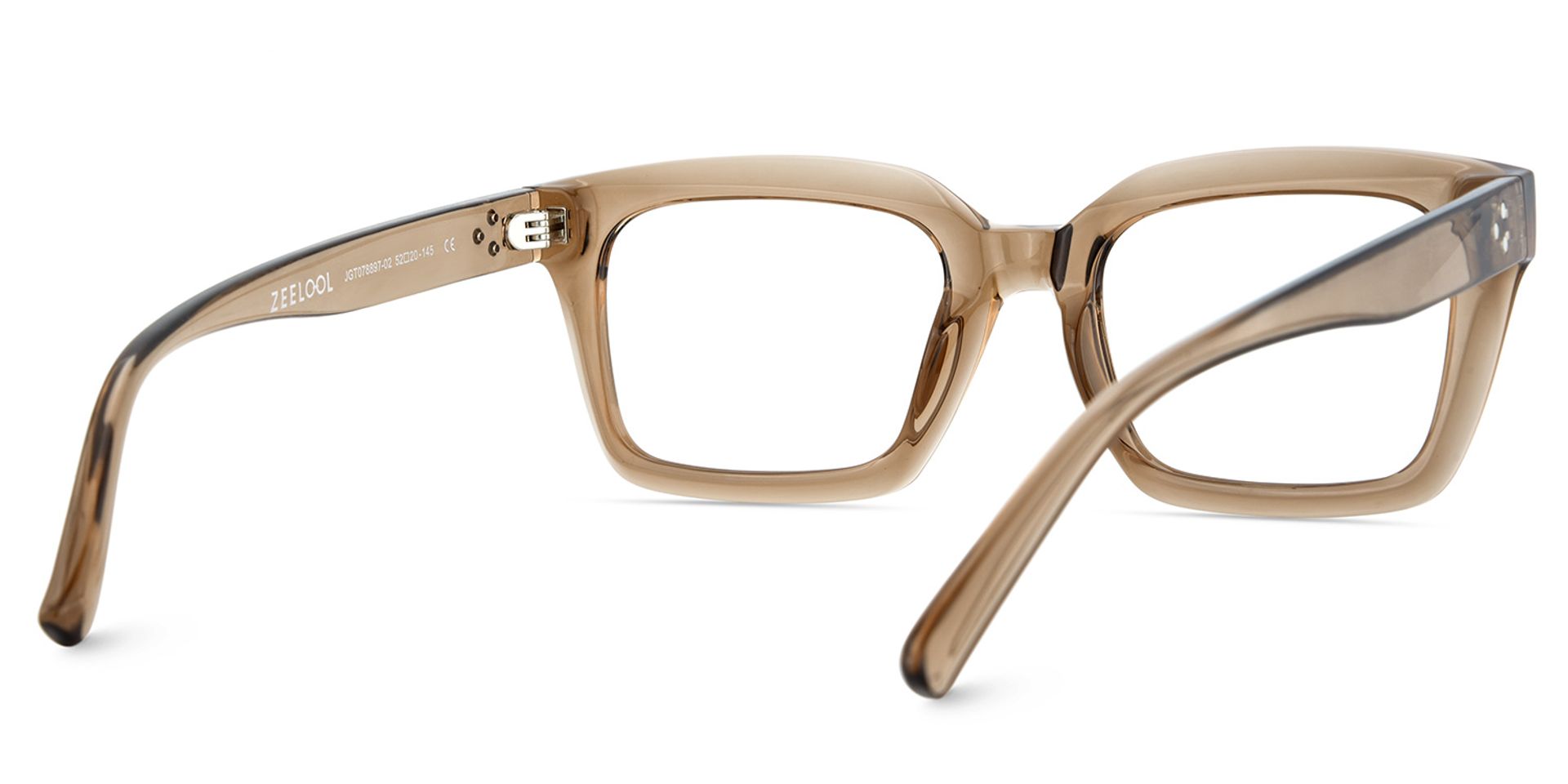 Grover Rectangle Eyeglasses and Beige Color Frames6