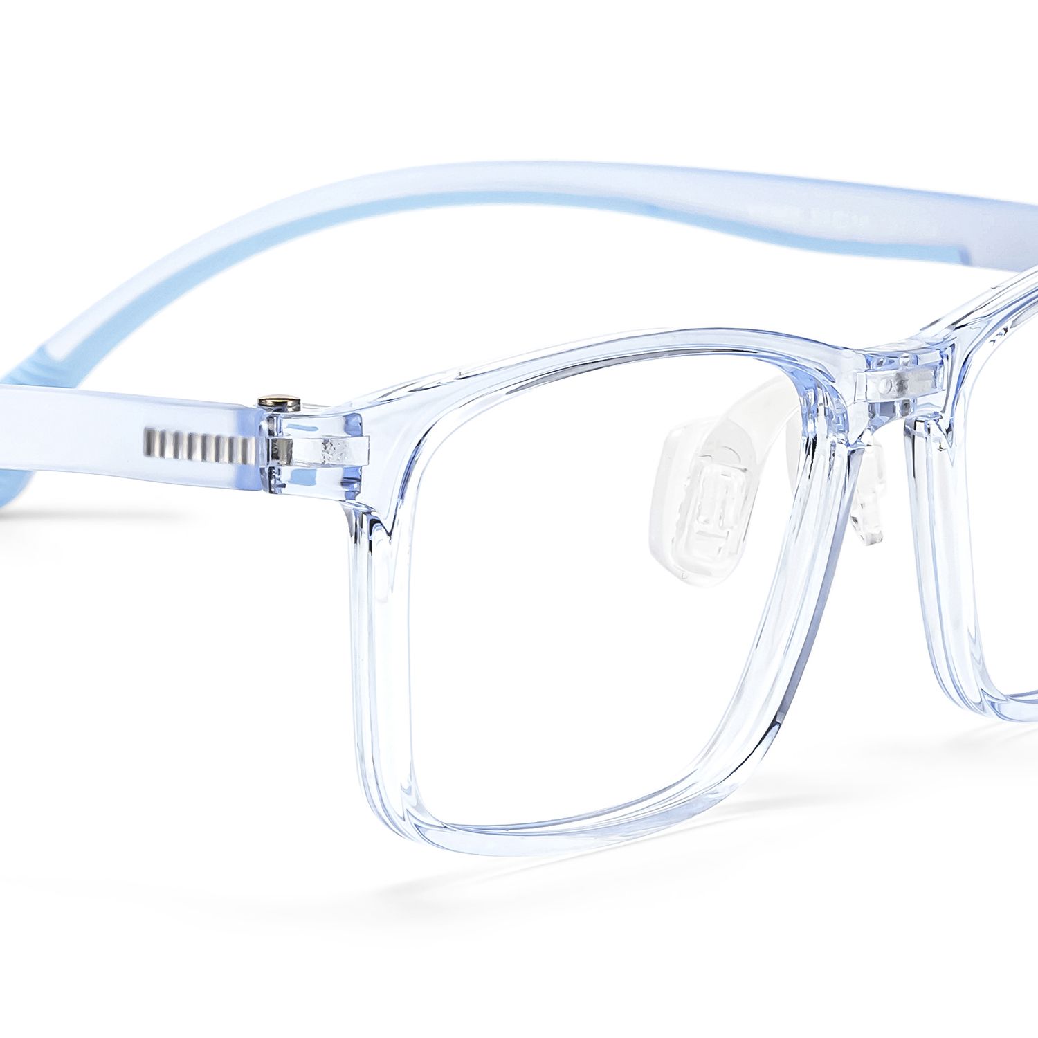 Sunny Rectangle Blue Frame Eyeglasses for Tween4