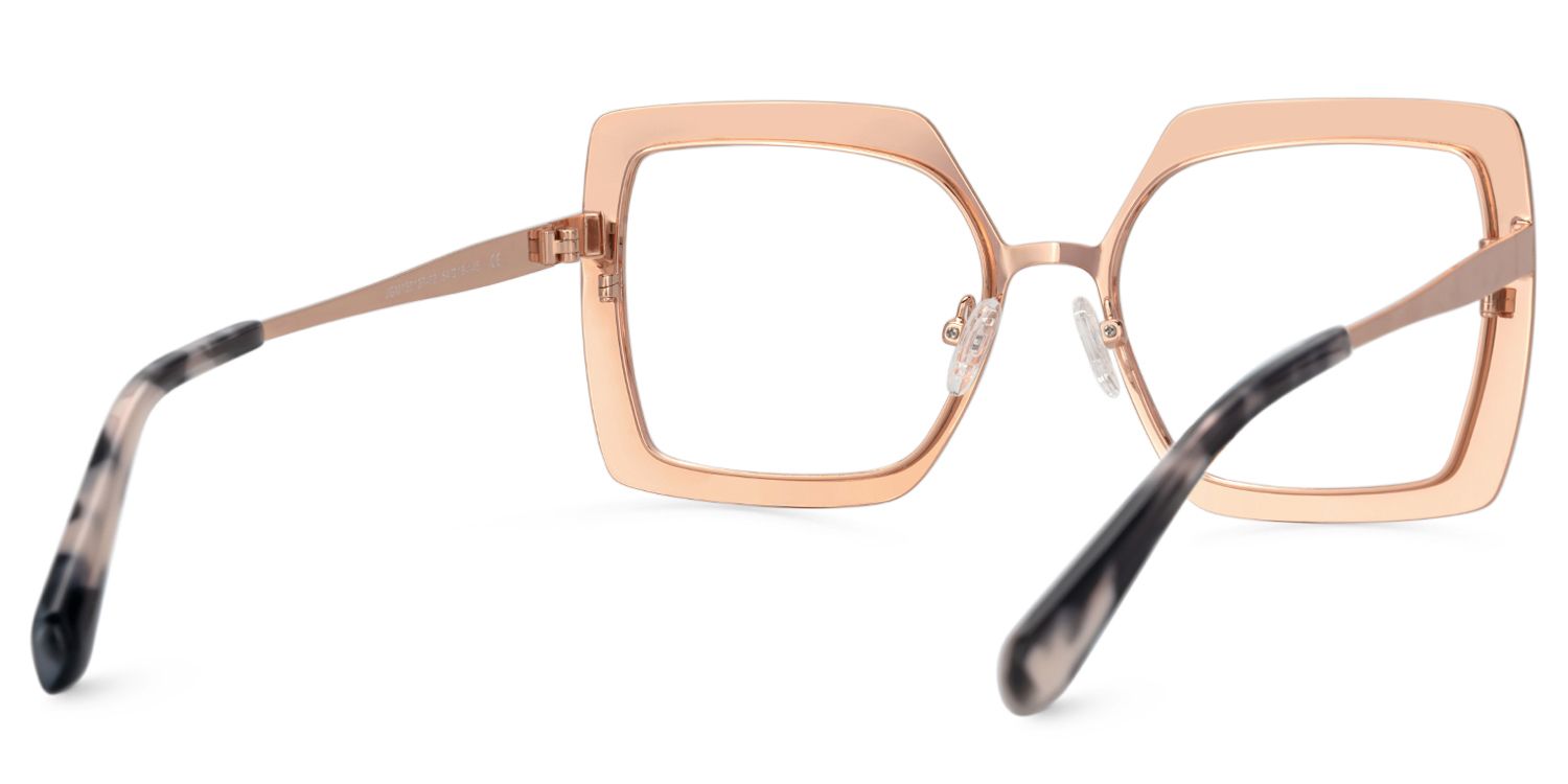 Women Square Sharron Houndstooth Glasses | ZEELOOL Canada3