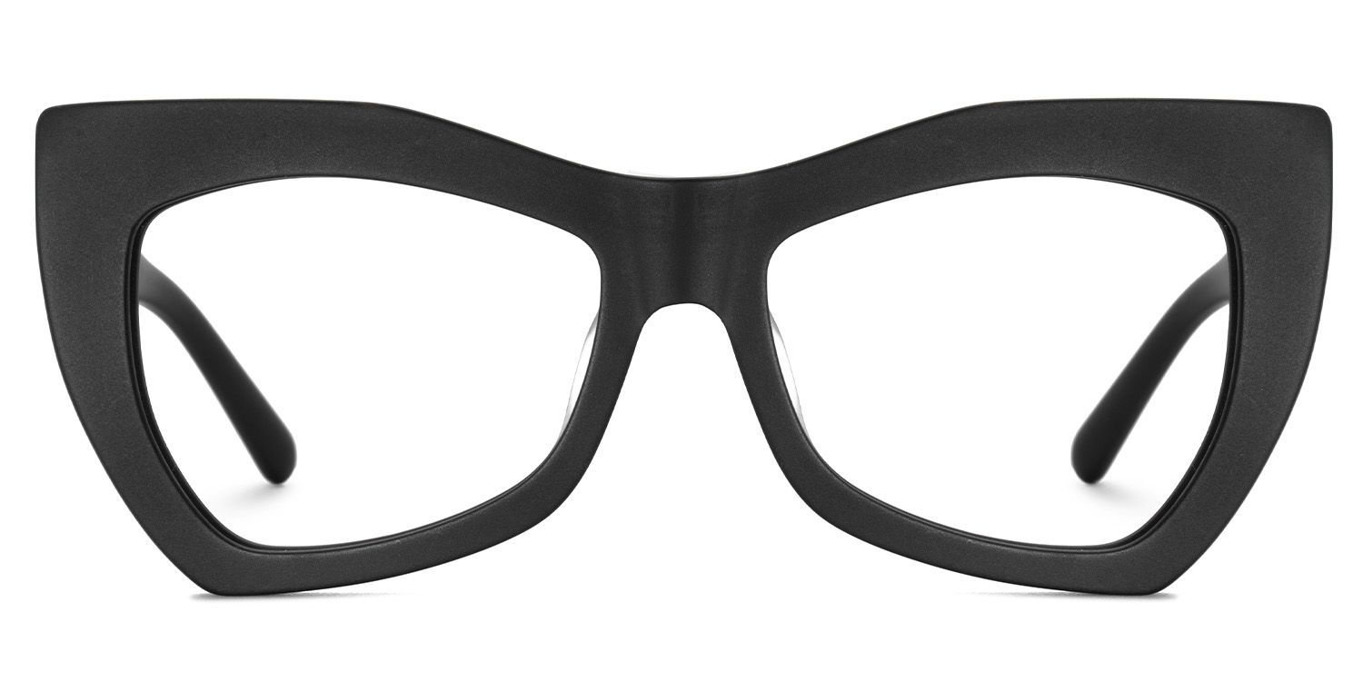 Bernita Geometric Black Glasses | ZEELOOL Canada0