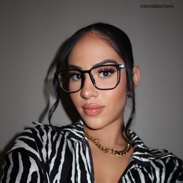 Fezell Black Square Glasses10
