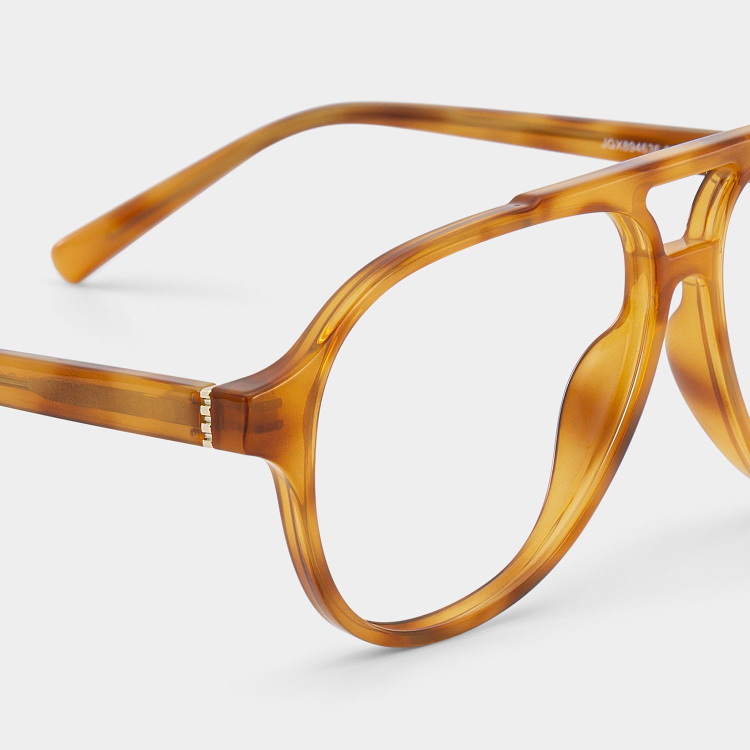 Drew Light Brown Tortoise Aviator Glasses for Teenager | ZEELOOL5